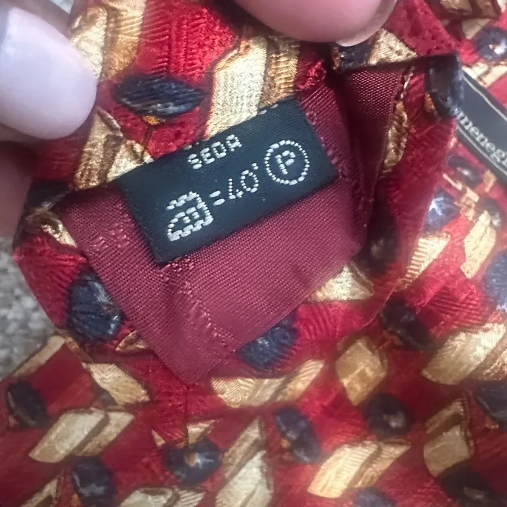 ZEGNA Men’s Silk Printed Men’s Tie
